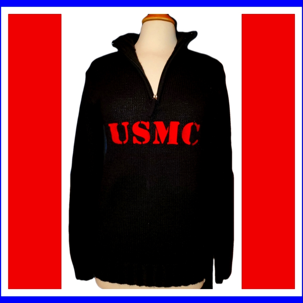 Beautiful Wool Blend Women's Marine Corp (USMC) Sweater